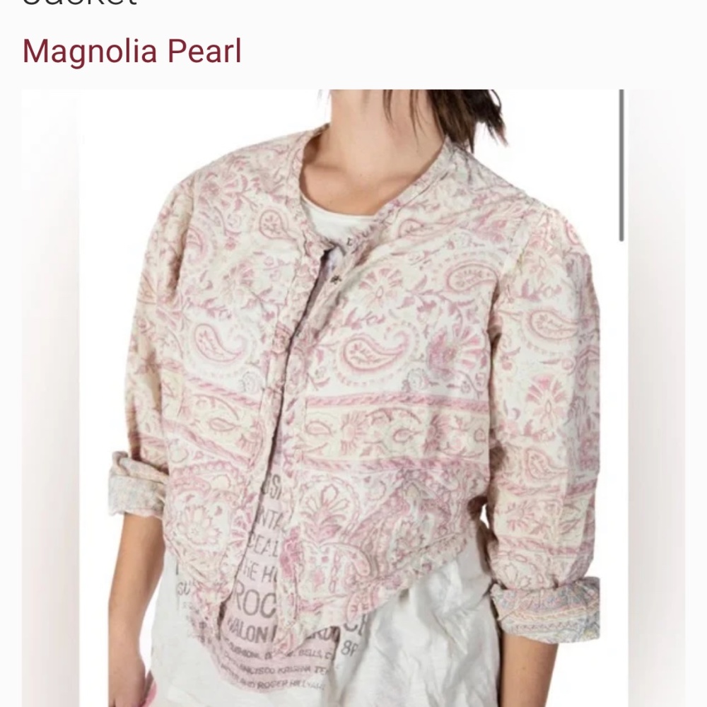 ISO  Magnolia Pearl luiza block print jacket
